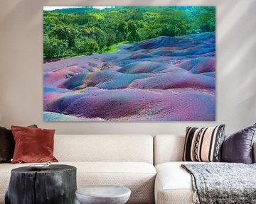 The Seven Coloured Earth Mauritius by Stefanie de Boer