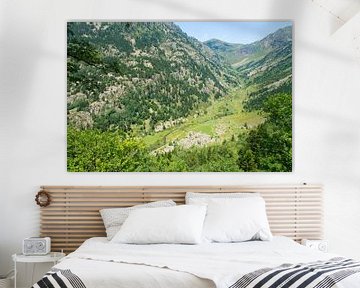 Vallei in Andorra  van Peter Apers
