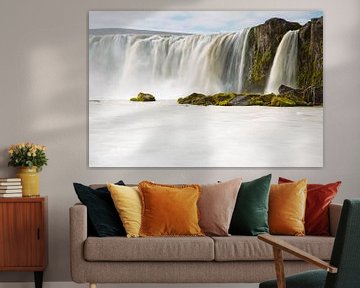 Godafoss-Wasserfall in Island von Menno Schaefer