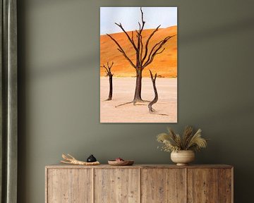 Verticale kunst in de woestijn... sur Aisja Aalbers