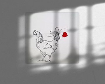 HeartFlow Chicken sur Helma van der Zwan