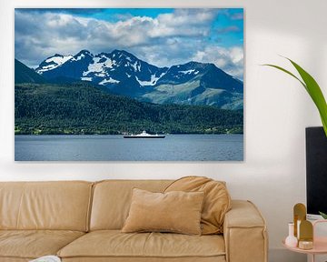 View to the Storfjord in Norway sur Rico Ködder