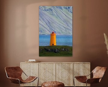 Icelandic lighthouse  by Menno Schaefer