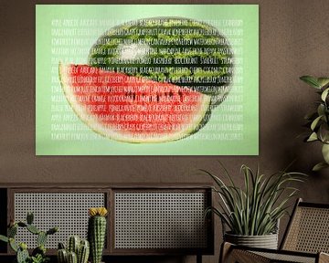 Fruities in kleur Watermeloen van Sharon Harthoorn