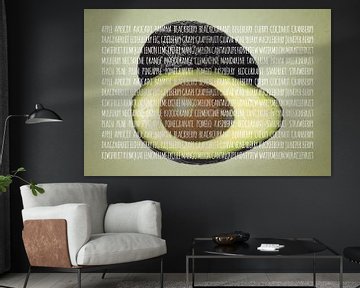 Früchte in Farbe Avocado von Sharon Harthoorn