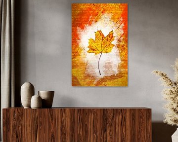 Autumn leaves Yellow by Sharon Harthoorn