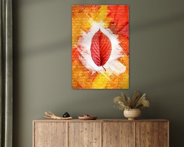 Autumn leaves Red by Sharon Harthoorn