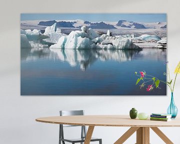 Lac de glace Jokulsarlon Islande sur Menno Schaefer