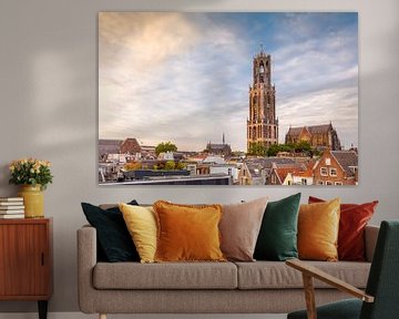 Utrecht - Zonsondergang Domkerk