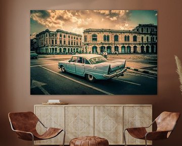 Vintage car in Havana - Cuba by Loris Photography