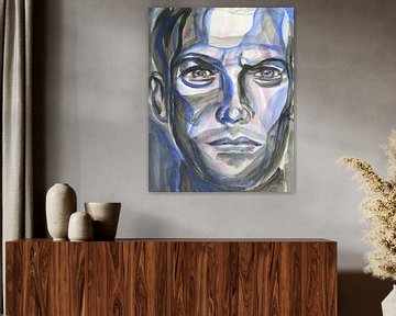 homme bleu sur ART Eva Maria