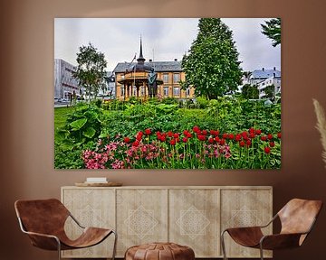 In the Old Town of Tromsø by Gisela Scheffbuch