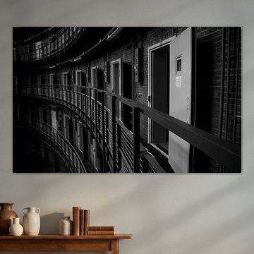 Urbex - cellencomplex in verlaten koepelgevangenis