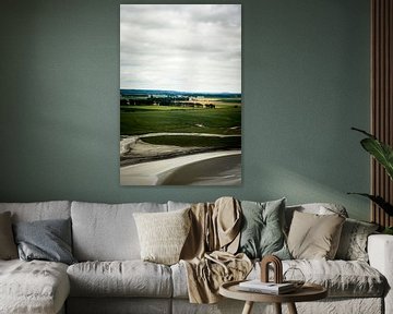 A view from atop Mont Saint-Michel by Amadeo Truzzu