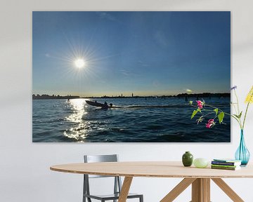 venetie. zonsondergang