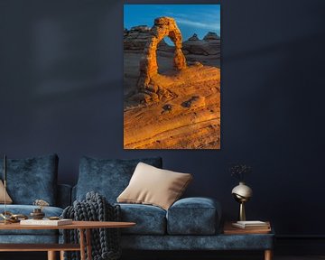 Magnificent view of the so-called Delicate Arch in Arches National Park, Utah, United States by Nature in Stock