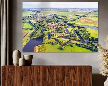 Star Fort Bourtange from the Sky by Frenk Volt