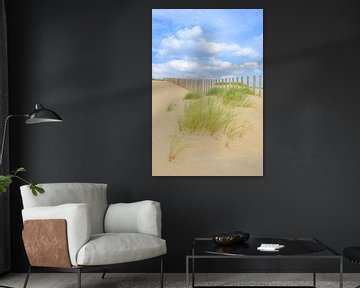 Été dans les dunes de la plage de la mer du Nord sur Sjoerd van der Wal Photographie