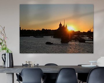 Sunset in Amsterdam 