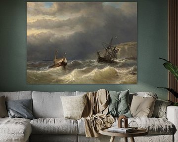 Storm in the Dover Strait - Louis Meijer
