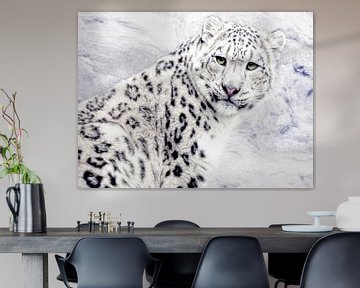 Le léopard des neiges II sur Joachim G. Pinkawa