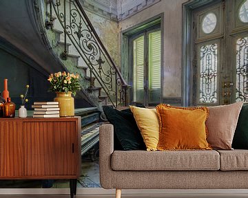 The piano in an abandoned and forgotten castle by Truus Nijland