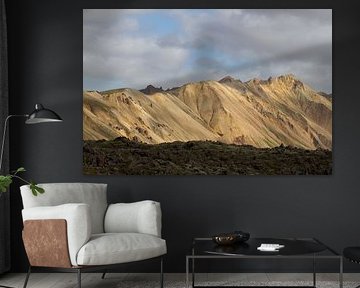 IJslands binnenland Landmannalaugur van Menno Schaefer