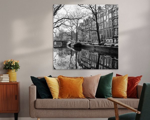 The canals of Amsterdam in the sixties