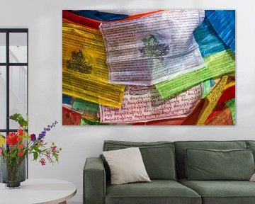 Prayer flags in Tibet