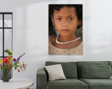 Cambodian Girl by Gert-Jan Siesling