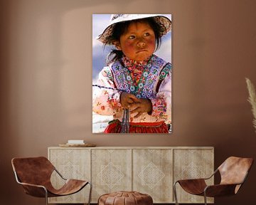 Peruvian Girl by Gert-Jan Siesling
