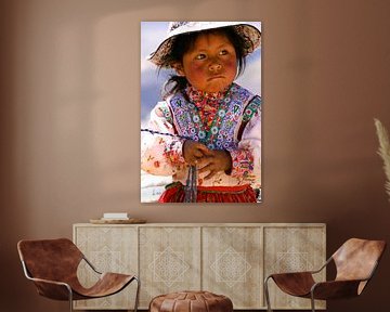 Peruvian Girl van Gert-Jan Siesling