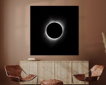 zonsverduistering, corona, zonnevlammen, eclips, USA, Agate Fossil, 21 augustus 2017, zon, complete 