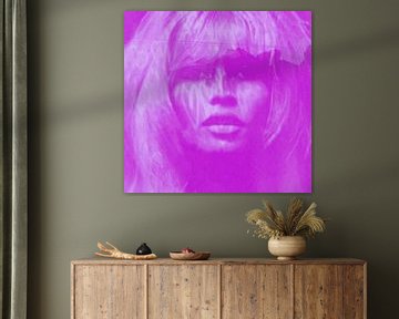 Brigitte Bardot LILA - Love Pop Art - 24 Colours - Game - IPAD von Felix von Altersheim