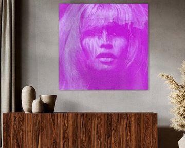 Brigitte Bardot LILA - Love Pop Art - 24 Colours - Game - IPAD van Felix von Altersheim