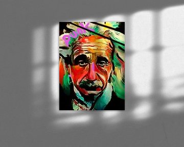 Albert Einstein PUNK Classic Pop Art PUR  von Felix von Altersheim