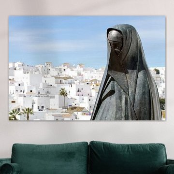 VEJER DE LA FRONTERA Urban landscape and sculpture - the vejer sculpture by Bernd Hoyen