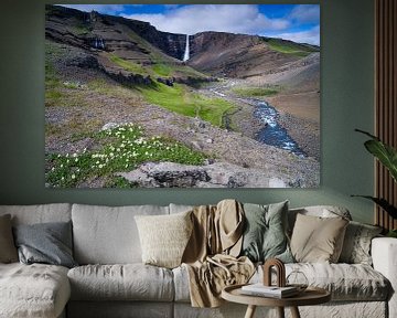 Hengifoss, IJsland