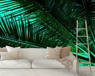 GREENERY PALM LEAVES v2 van Pia Schneider