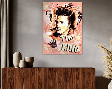 Elvis The King In Salmon-Rosé