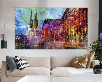 Hohenzollern Bridge in Cologne by Marion Tenbergen