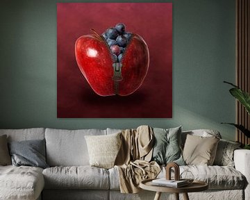 Zipper-Fruits by Ursula Di Chito