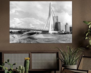 Rotterdam, Port, Deloitte office, Erasmus Bridge by Henriëtte Hoffs