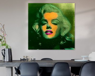 Marilyn Monroe Algae Green 32 Colours Spel van Felix von Altersheim