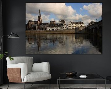 Skyline Maastricht van Edwin Martens