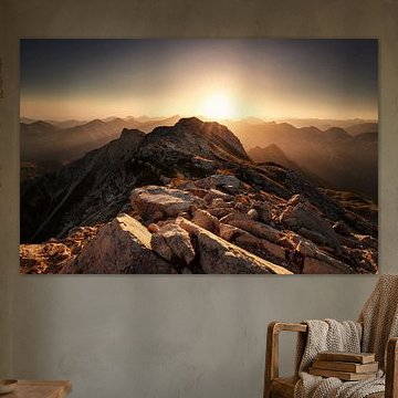 Sonnenaufgang Großer Daumen Allgäuer Alpen