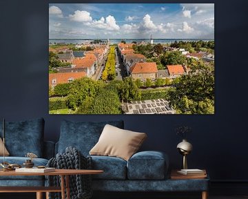 Uitzicht op Willemstad (Noord-Brabant) van Fotografie Jeronimo