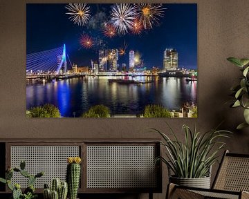 Fireworks in Rotterdam 3 by Prachtig Rotterdam