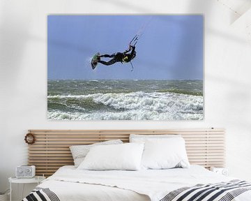 Texel - Kitesurfen sur foto zandwerk