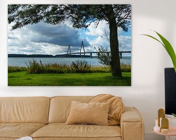 Landscape with bridge in Denmark. by Rico Ködder